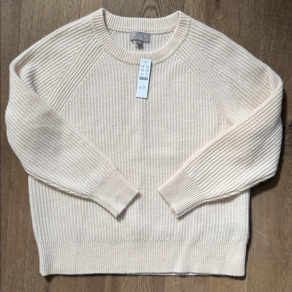 J. Crew ribbed cashmere sweater